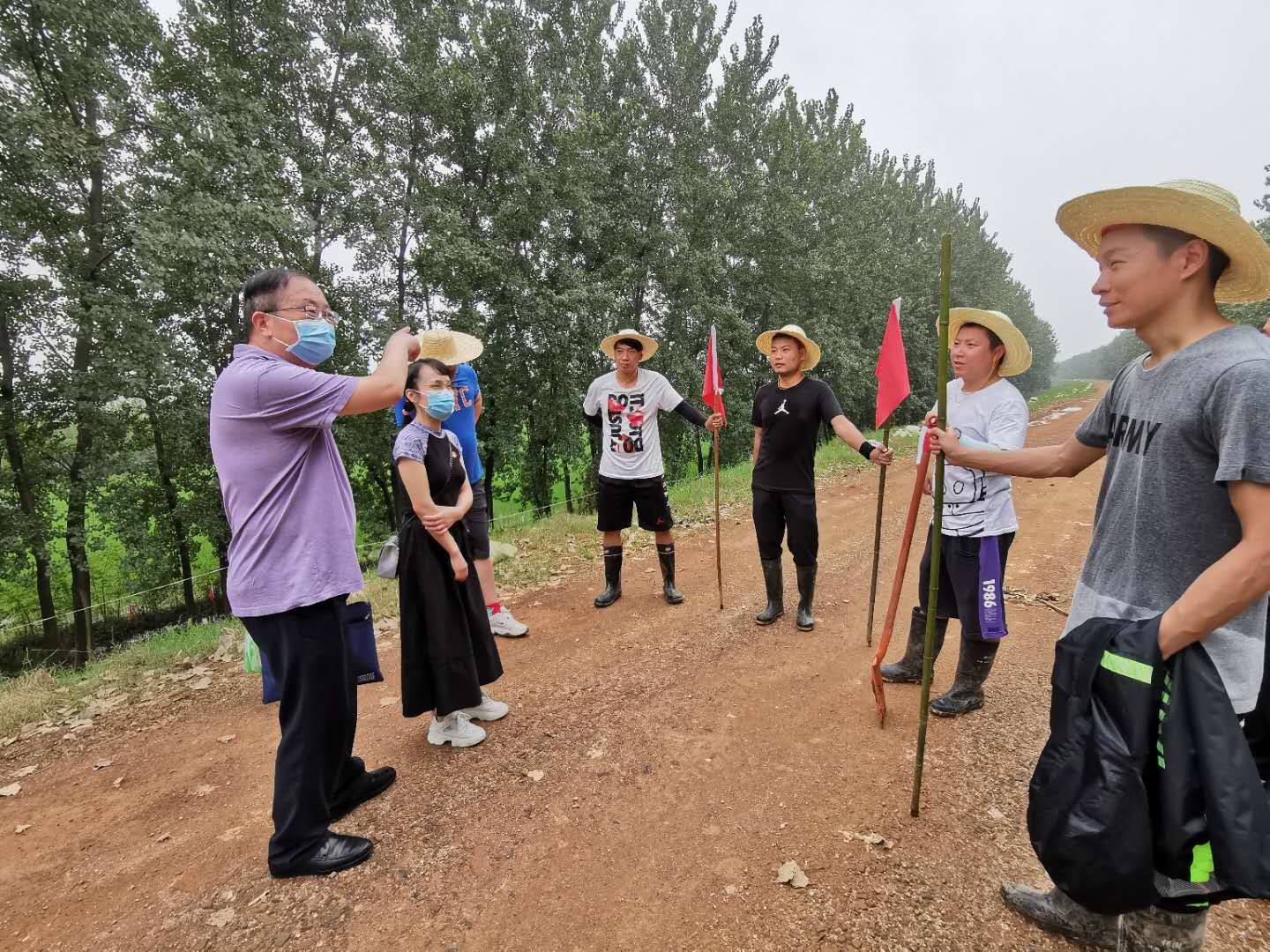 刁國(guó)俊督導(dǎo)防汛工作